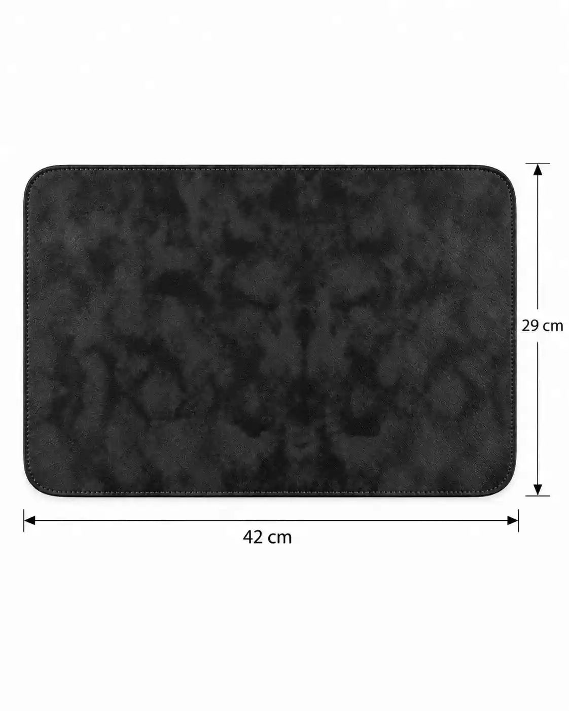 Vintage Leather Placemat – Rectangular Shape -Black