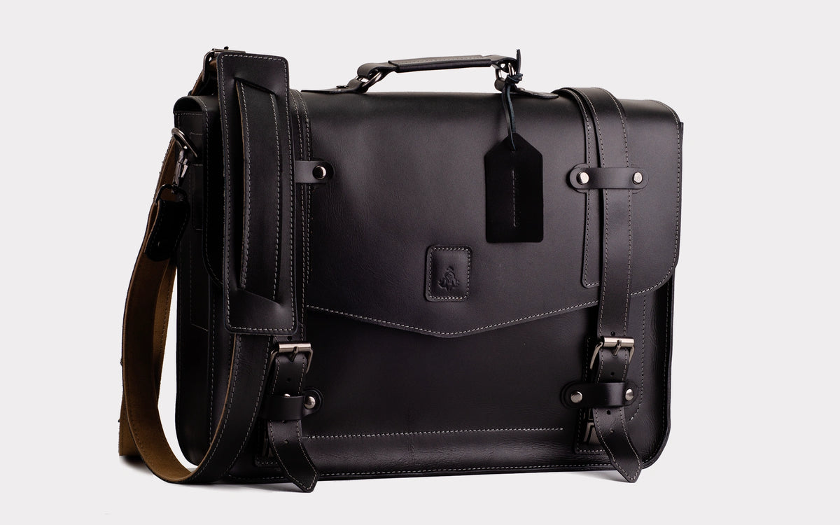 Large men’s business bag -black