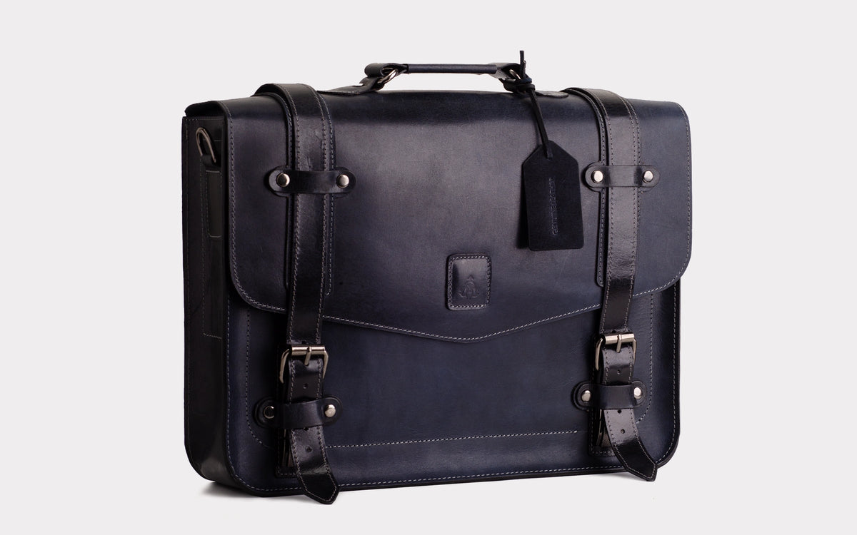 Large men’s business bag -Dark blue