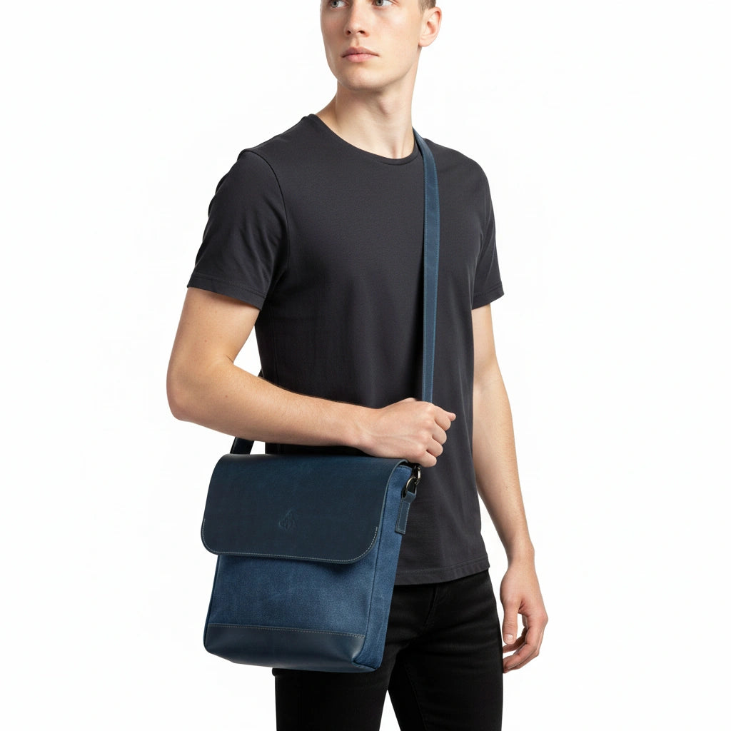 Blend Cross – Navy × Navy