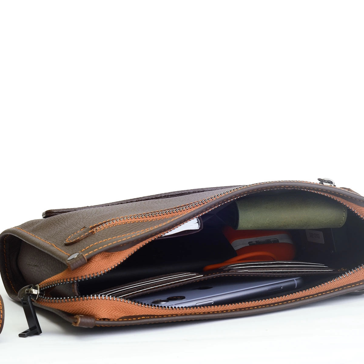Secure-touch-bag-Brown -A