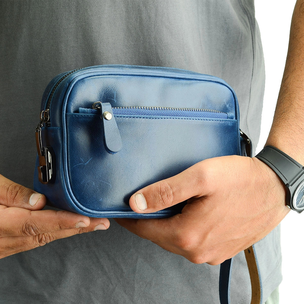Secret -HandBag-navy blue