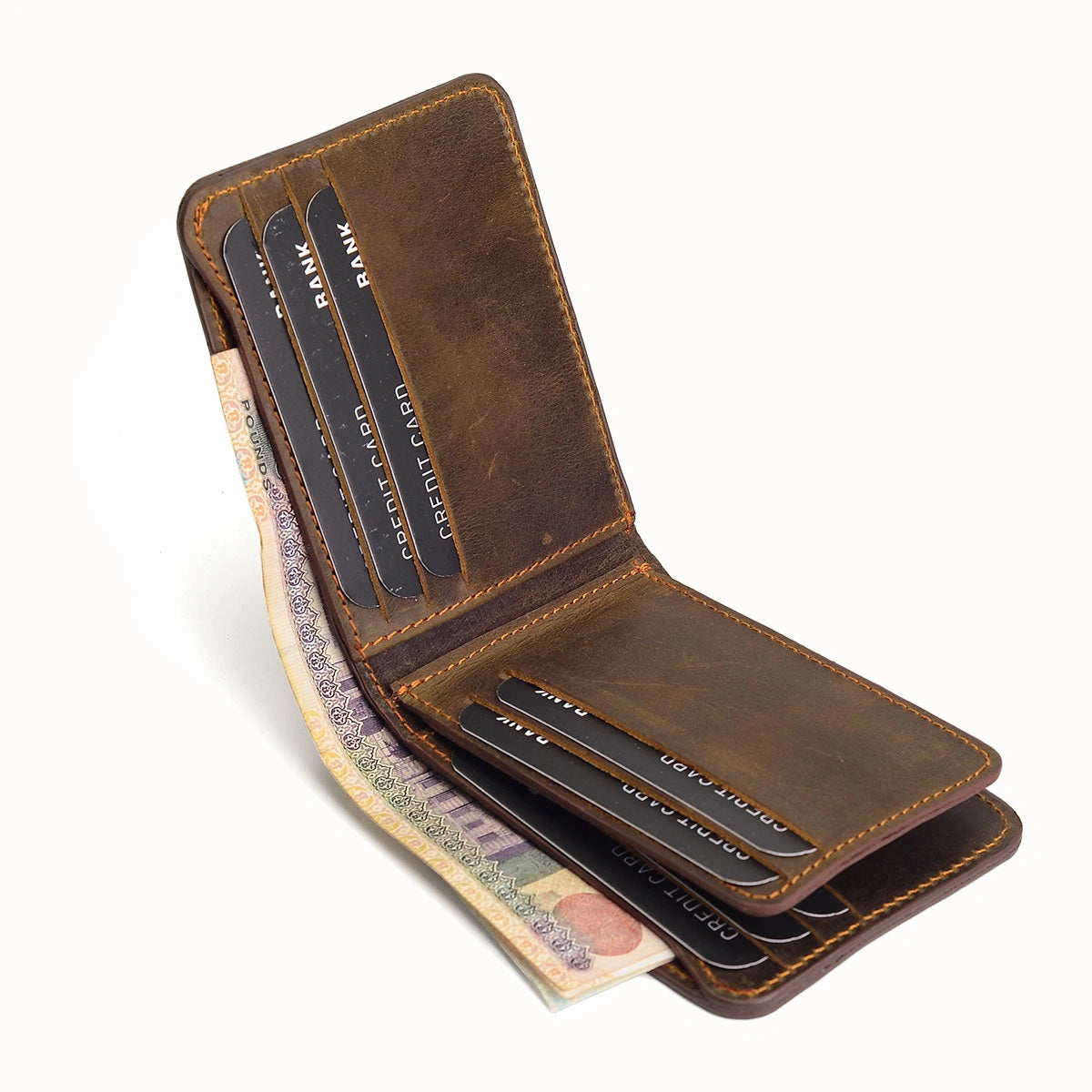 Foldable Wallet Brown