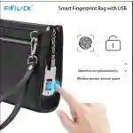 ⁦Secure-touch-bag-blak⁩ - الصورة ⁦2⁩