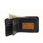 ⁦Foldable Wallet -black⁩ - الصورة ⁦3⁩