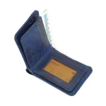 ⁦Foldable Wallet -navy blue⁩ - الصورة ⁦5⁩