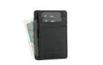 ⁦Minimalist Leather Slim Wallet -black⁩ - الصورة ⁦7⁩