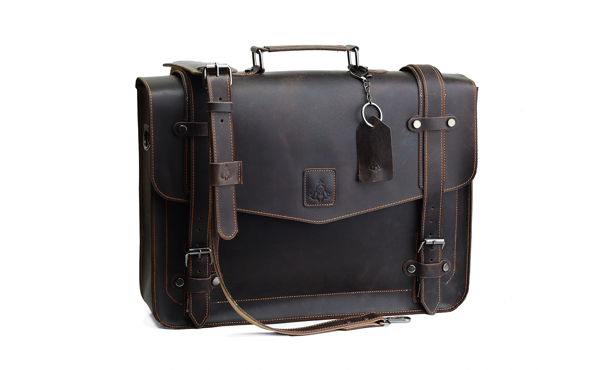 بني Business men’s bag-brown - الصورة 1
