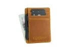⁦Minimalist Leather Slim Wallet -Havan⁩ - الصورة ⁦4⁩