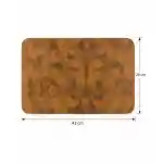 Vintage Leather Placemat – Rectangular Shape - Havana - Image 3